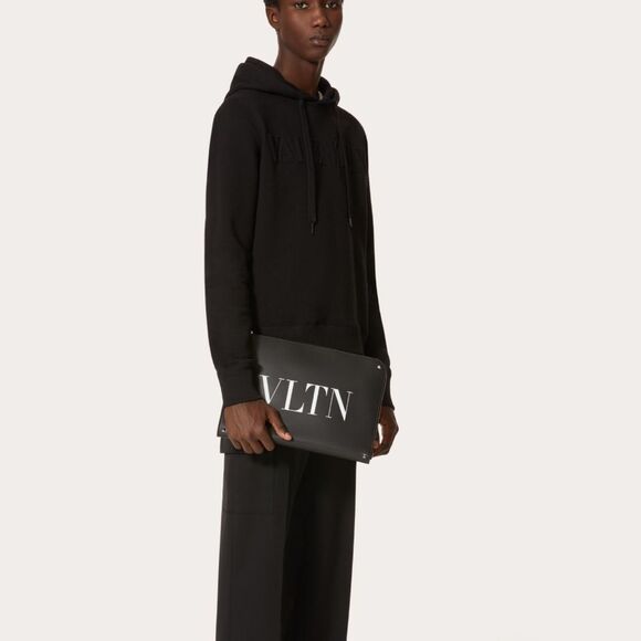 Valentino VLTN‎ Document Holder Black/Muti Color Nwt - Picture 6 of 14